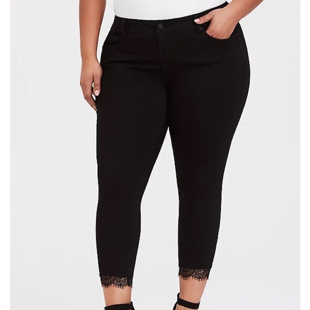 TORRID Black Ankle Skinny Jean Premium Stretch
